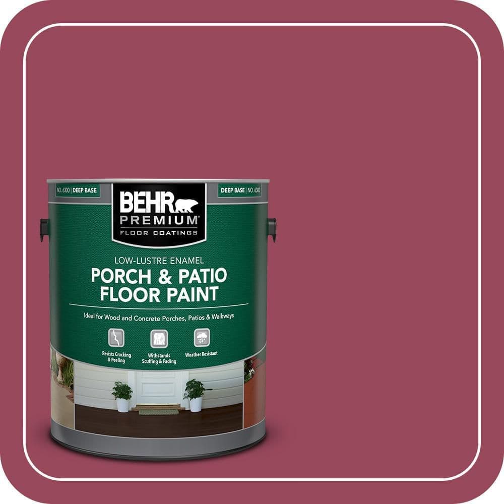 BEHR PREMIUM #PPU1-16 Textured Low-Lustre Enamel Interior/Exterior Porch and Patio Anti-Slip Floor Paint (1)