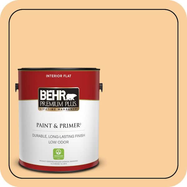 BEHR PREMIUM PLUS #310C-3 Warm Cocoon Flat Interior/Exterior Paint & Primer Color Sample (3)
