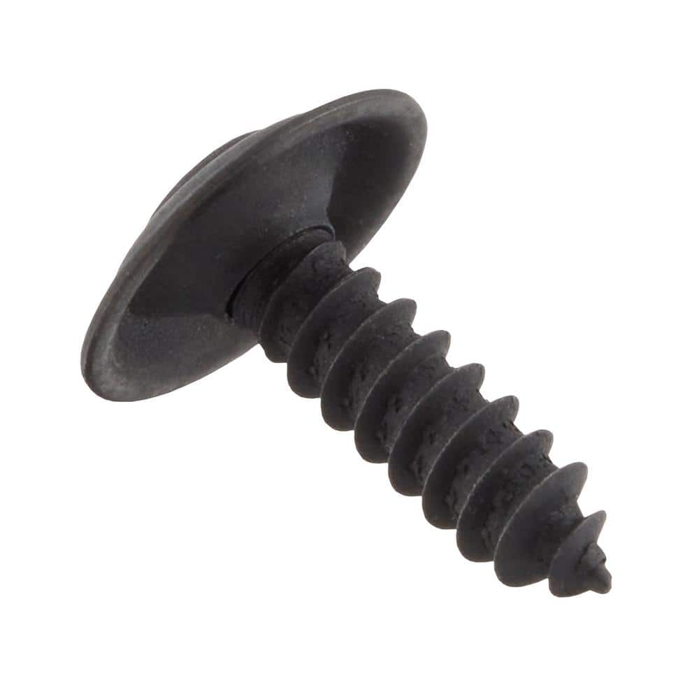 Everbilt 10x3/4 in. Black Oval Head Phillips Drive Sheet Metal Screw 2-Pieces (3)