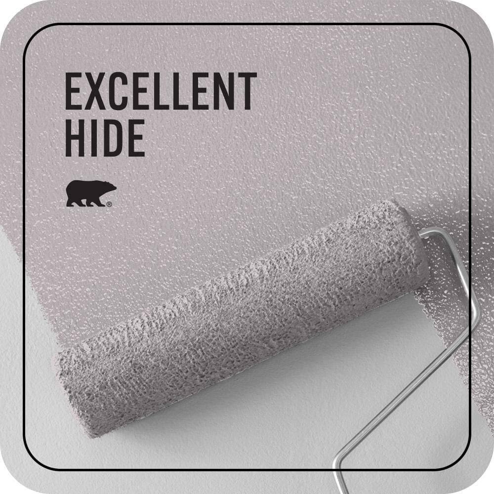 BEHR PREMIUM PLUS 1 gal. #N110-1 Dusty Lilac Ceiling Flat Interior Paint & Primer (2)