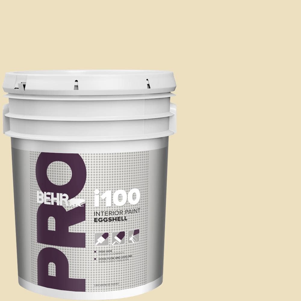 BEHR PRO 5 gal. #HDC-NT-17 New Cream Eggshell Interior Paint