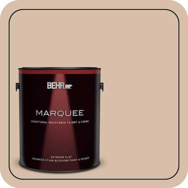 BEHR PREMIUM PLUS 5 gal. #250E-3 Wild Porcini Semi-Gloss Enamel Low Odor Interior Paint & Primer (2)