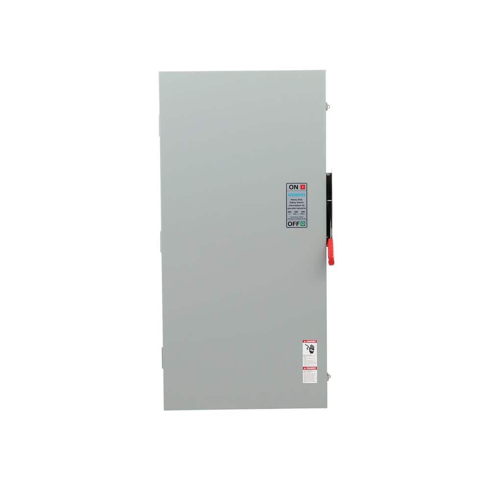 Siemens Heavy Duty 600 Amp 600-Volt 3-Pole Outdoor Fusible Safety Switch (1)