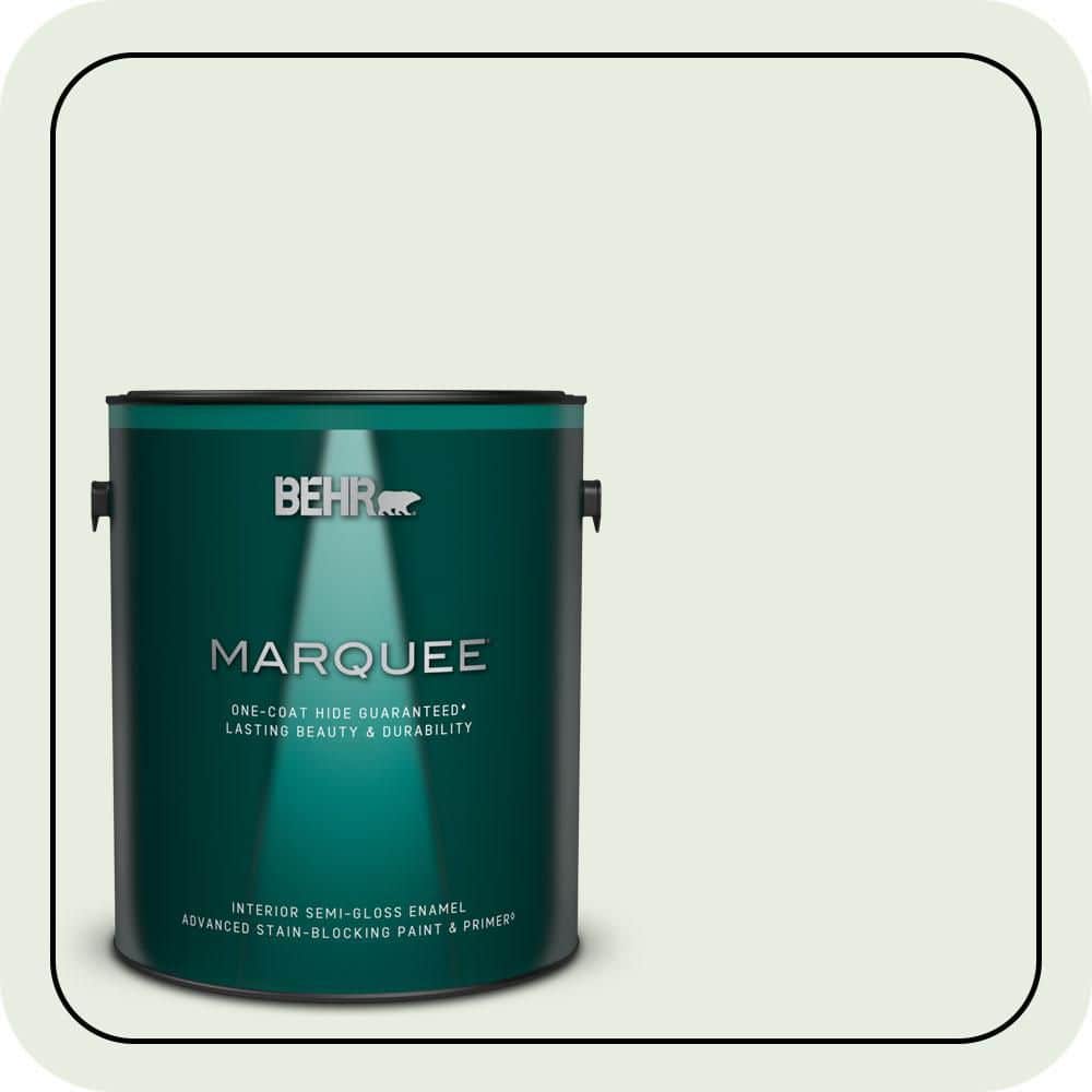 BEHR MARQUEE 1 gal. #S400-1 At Ease Semi-Gloss Enamel Interior Paint & Primer (1)