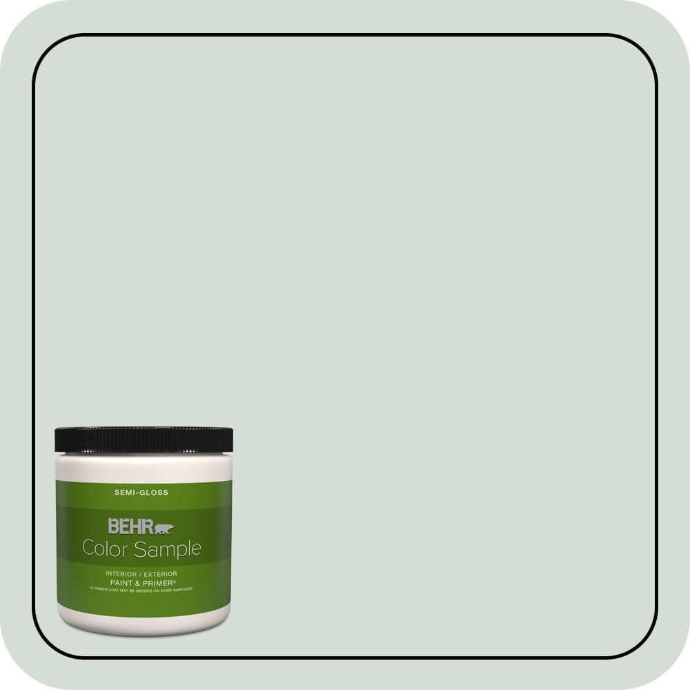 BEHR PREMIUM PLUS #700E-2 Lime Light Interior/Exterior Paint & Primer Color Sample (1)