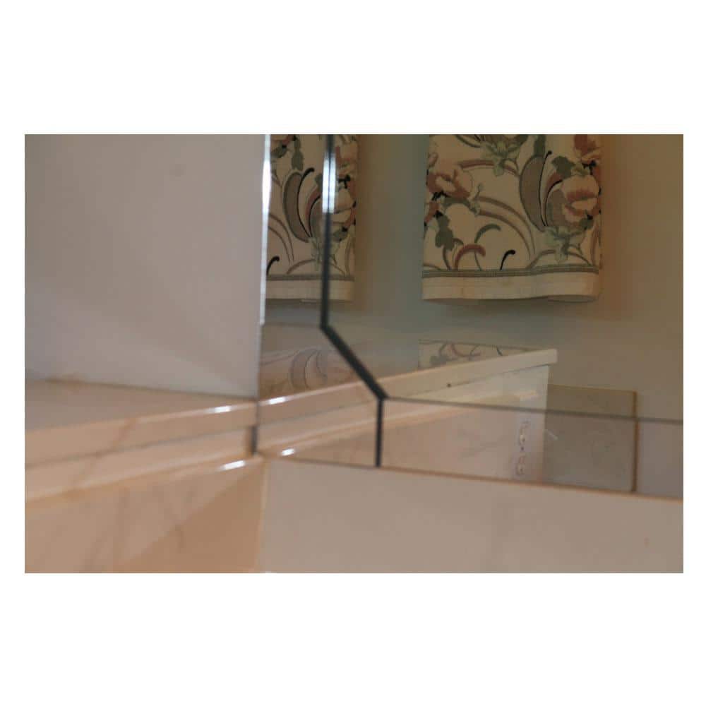MirrEdge 60 in. x 1.5 in. x 1/8th in. thick Acrylic Mirror Framing Strips (2-Pack) (2)