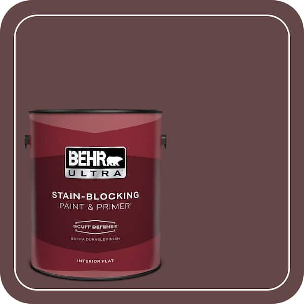 BEHR PREMIUM PLUS #120F-7 Plum Raisin Enamel Low Odor & Primer (3)