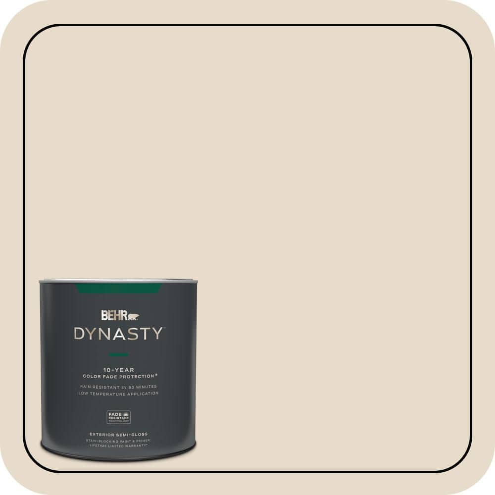 BEHR DYNASTY 1 qt. #OR-W08 Coco Malt Semi-Gloss Exterior Stain-Blocking Paint & Primer