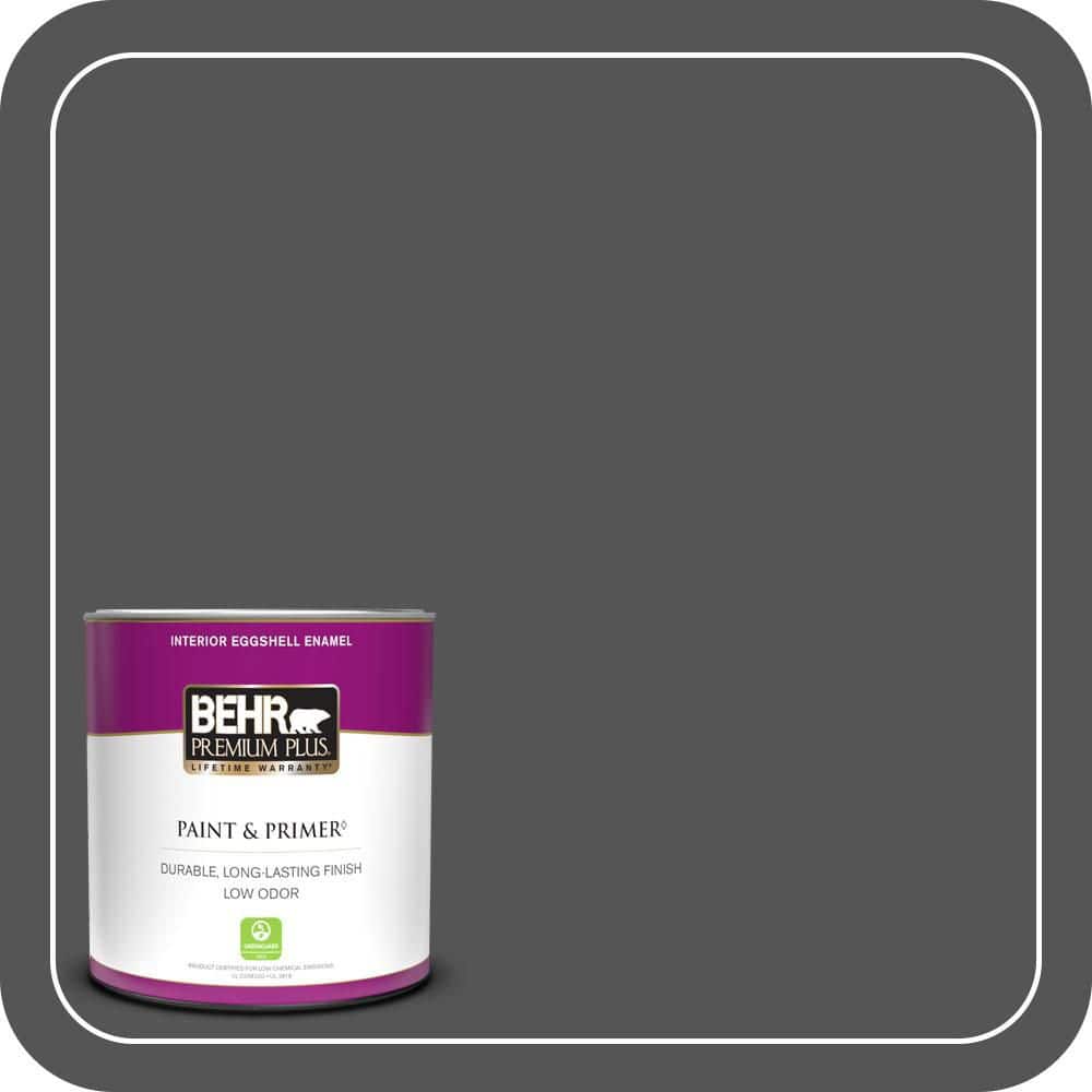 BEHR PREMIUM PLUS #PPU25-01 Carbon Copy Enamel & Primer Color Sample