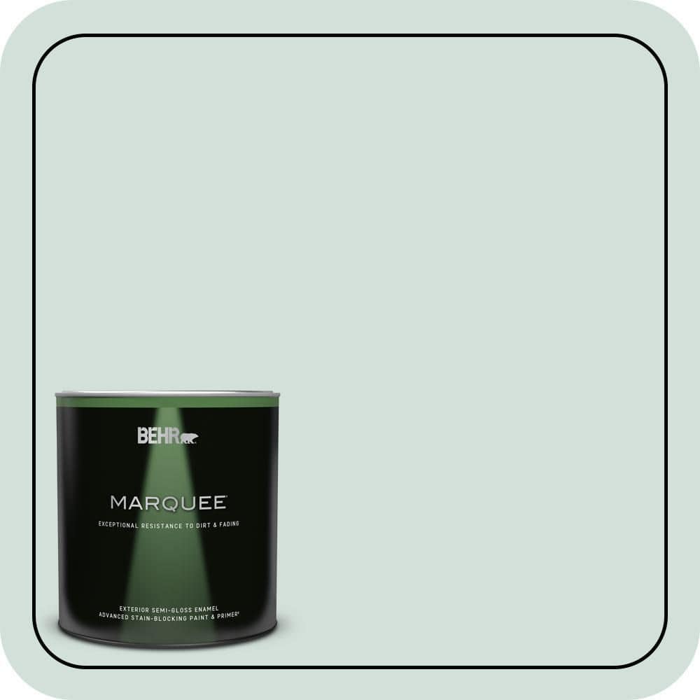 BEHR MARQUEE 1 qt. #S430-1A Reflecting Moment Semi-Gloss Enamel Exterior Paint and Primer