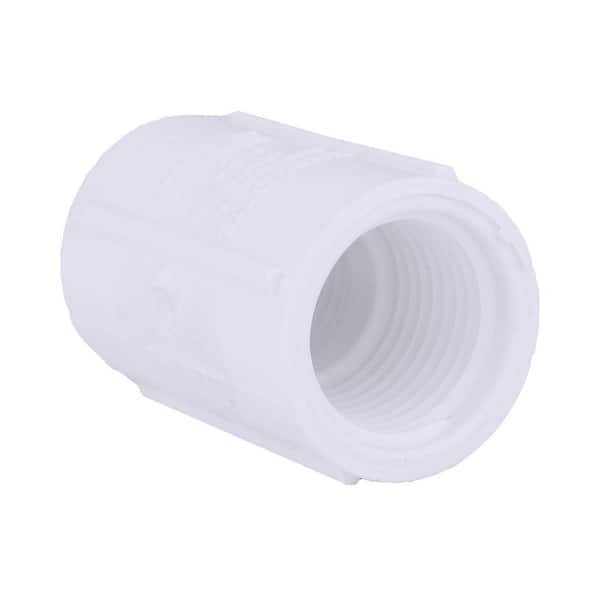 Charlotte Pipe 1/2 in. PVC Schedule 40 FPT x FPT Coupling (2)
