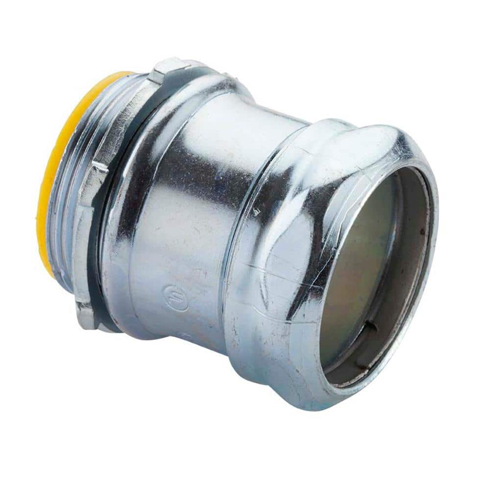 Halex 2 in. Electrical Metallic Tube (EMT) Compression Connector with Insulated Throat (2)