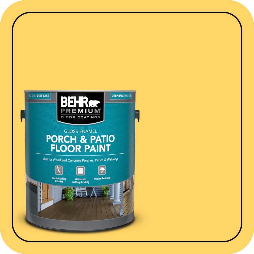 BEHR PREMIUM 1 gal. #P290-5 Squash Blossom Gloss Enamel Interior/Exterior Porch and Patio Floor Paint