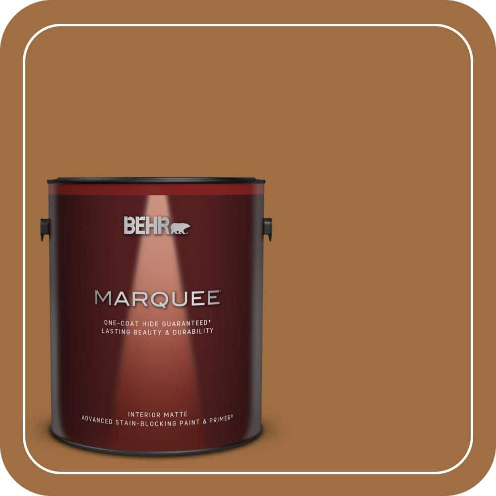 BEHR MARQUEE 1 gal. #S250-6 Desert Clay Matte Interior Paint & Primer