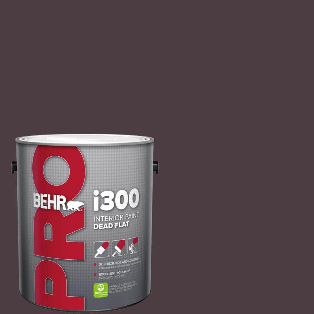 BEHR PRO 1 gal. #T18-04 Nocturne Shade Dead Flat Interior Paint