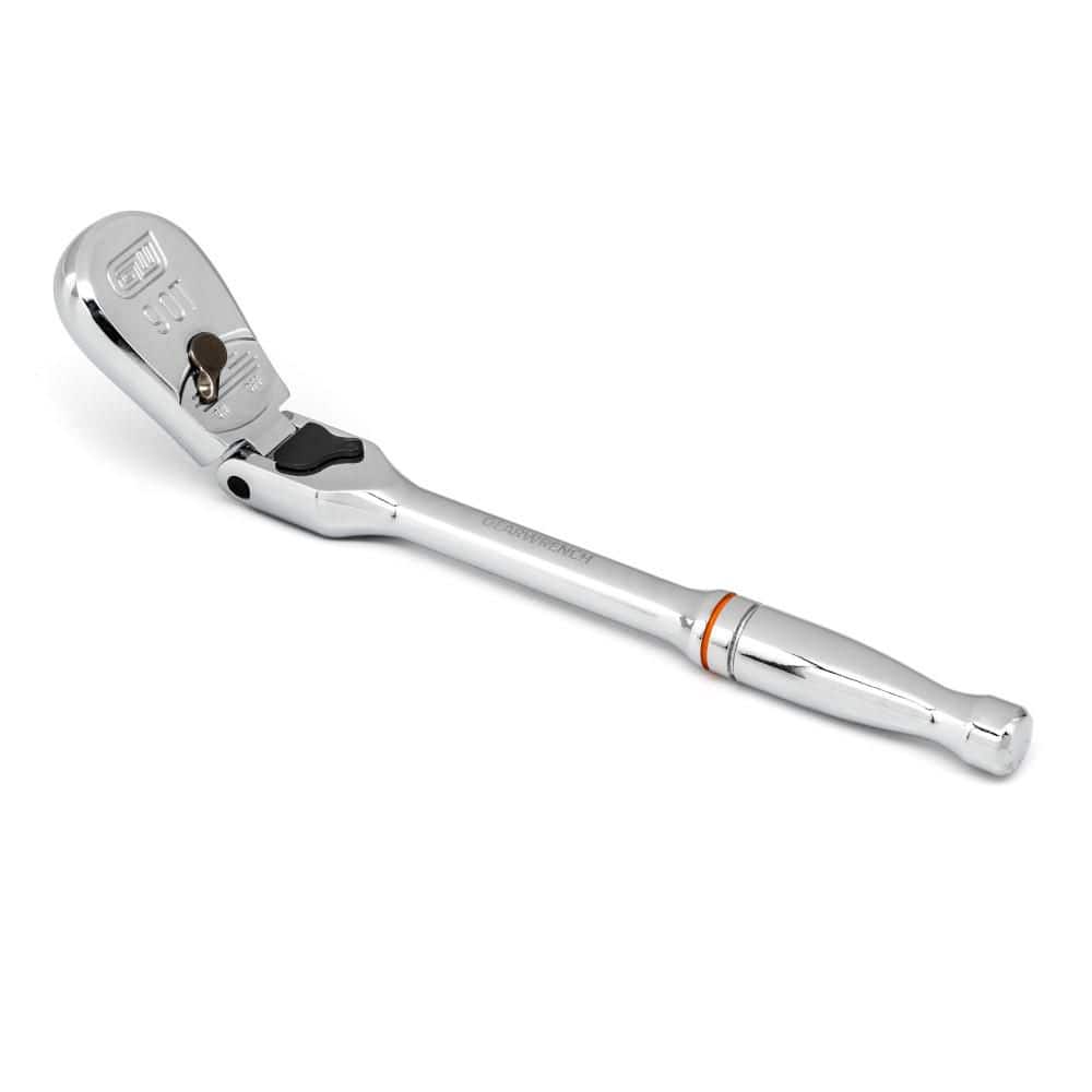 GEARWRENCH 1/4 in., 3/8 in. and 1/2 in. Drive 90-Tooth Locking Flex-Head Teardrop Ratchet Set (3-Piece) (3)