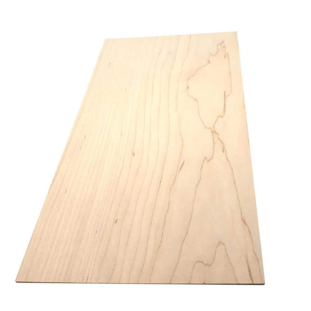 Swaner Hardwood 1/8 in. x 6-1/2 in. x 1 ft. 3 in. Hard Maple S4S Hardwood Hobby Board (8-Pack) (2)