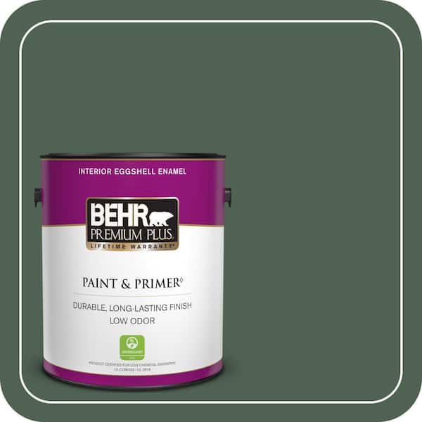BEHR PREMIUM PLUS #BXC-60 Pasture Green Enamel Low Odor & Primer (3)