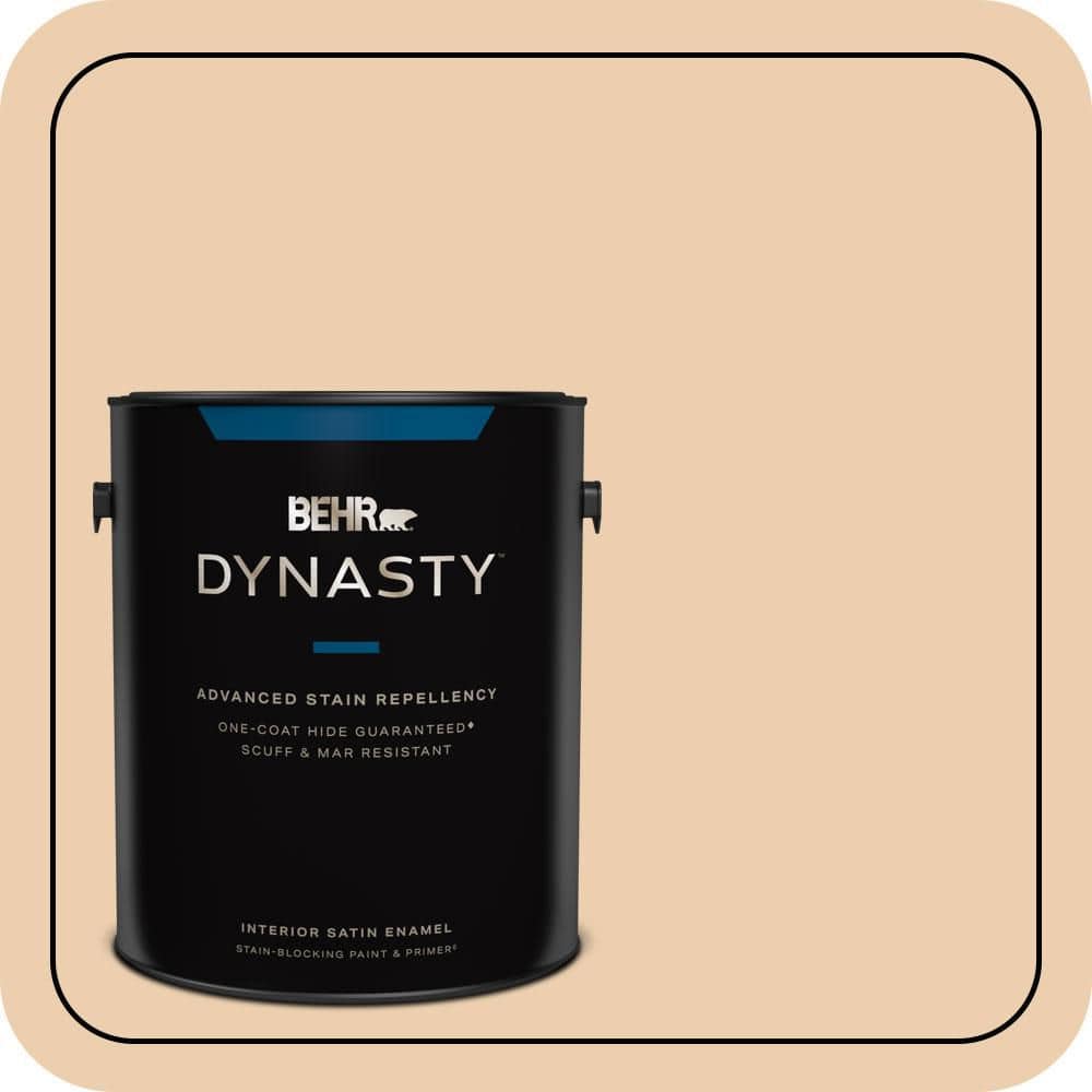 BEHR DYNASTY 1 gal. #S270-2 Chai Satin Enamel Interior Stain-Blocking Paint and Primer