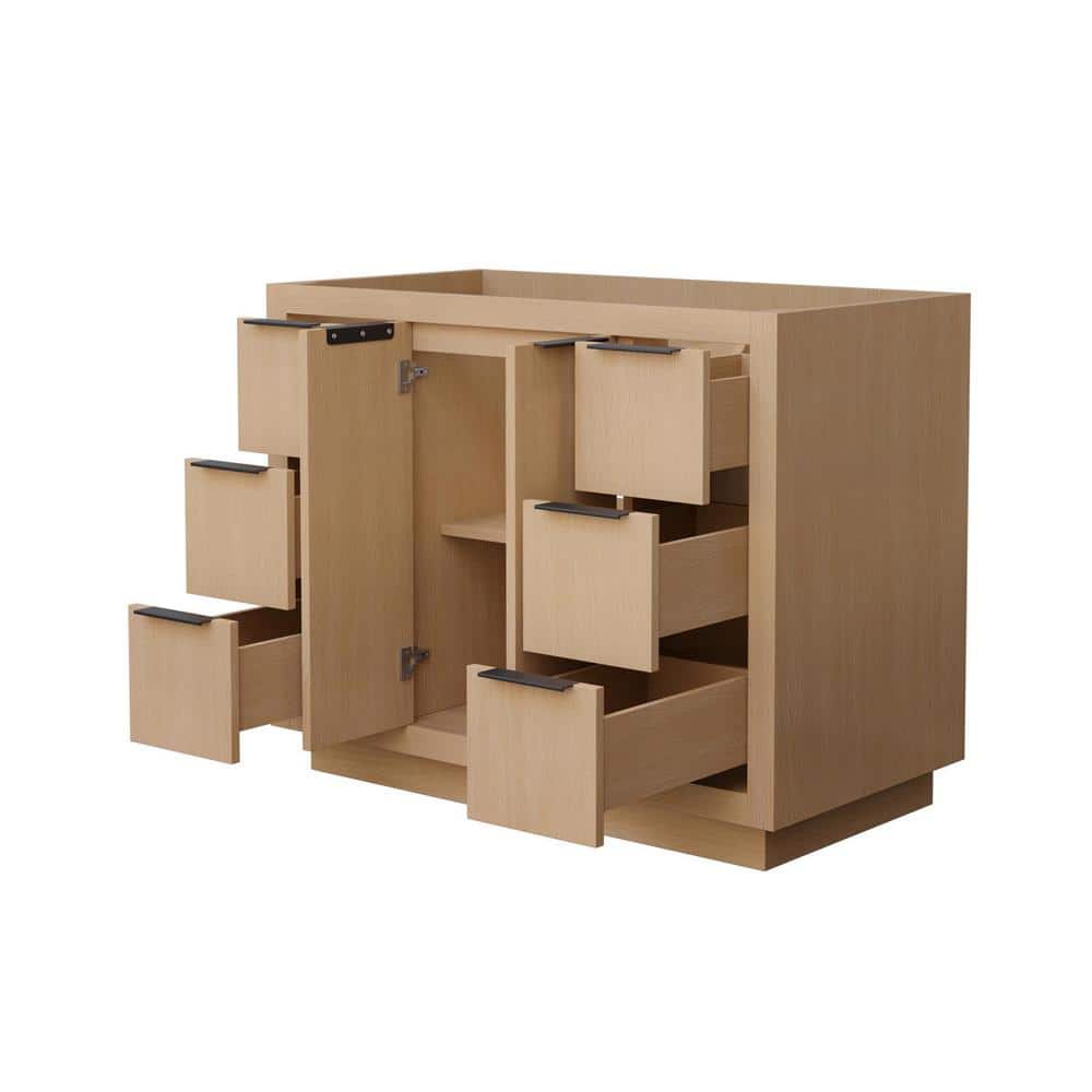 Wyndham Collection Maroni 25 in. W 21.75 in. D 33 in. H Bath Vanity Cabinet without Top (3)