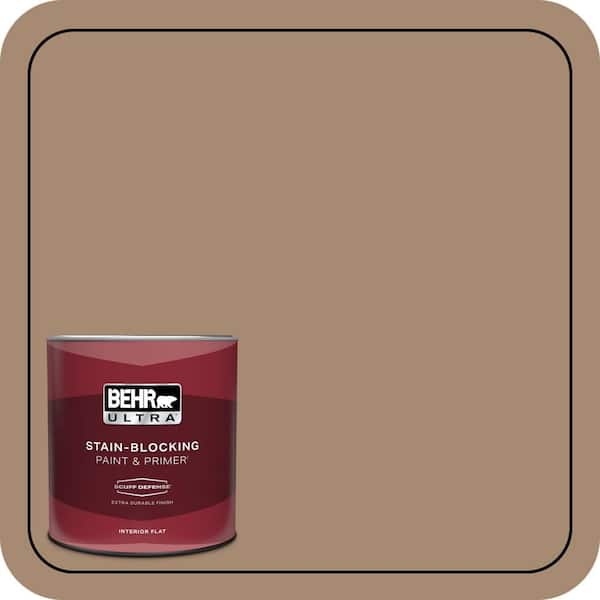BEHR ULTRA 1 qt. #N260-5 Distant Land Extra Durable Flat Interior Paint & Primer (2)