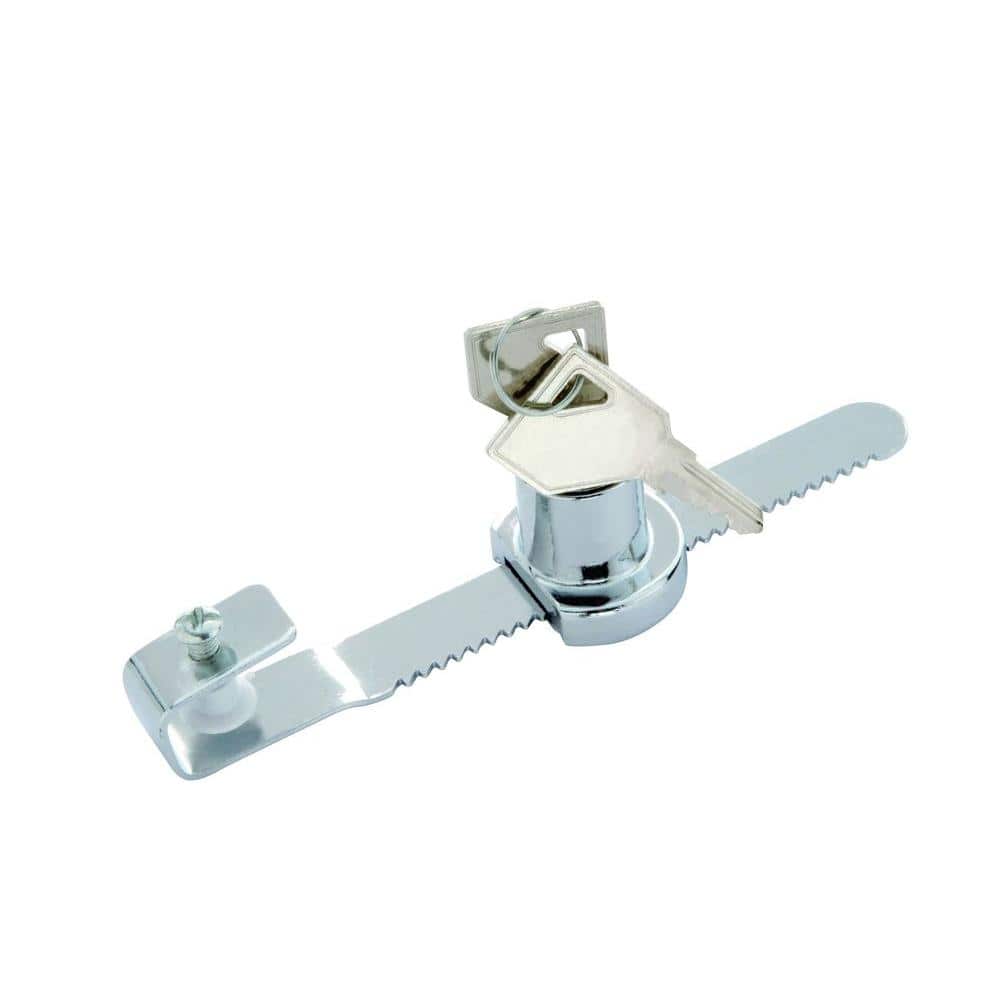 First Watch Security Chrome Keyed Alike Showcase Door Lock (1)