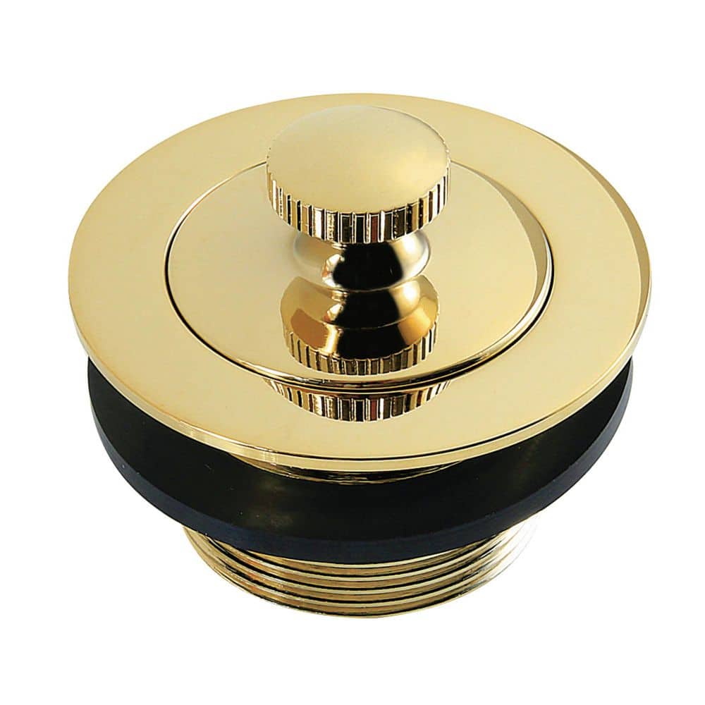 Kingston Brass Trimscape 2-3/4 in. Brass Lift and Turn Tub Drain in Polished Brass (1)