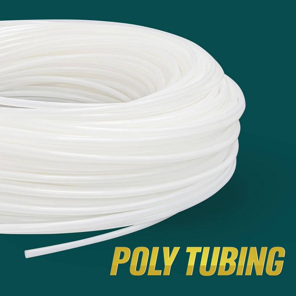 PLUMBFLEX 1/4 in. x 500 ft. Polyethylene Tubing Roll for Icemaker Flexible Water Connector (2)