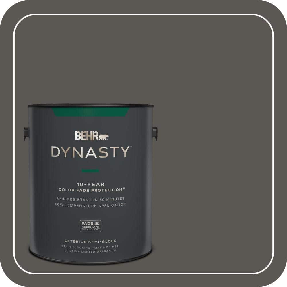 BEHR DYNASTY 1 gal. #MQ2-62 Peppery Semi-Gloss Exterior Stain-Blocking Paint & Primer