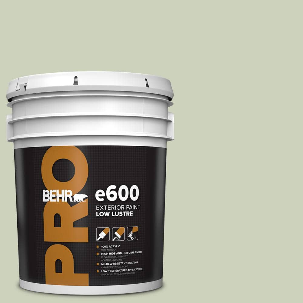 BEHR PRO 5 gal. #PPU10-09 Chinese Jade Low Luster Exterior Paint