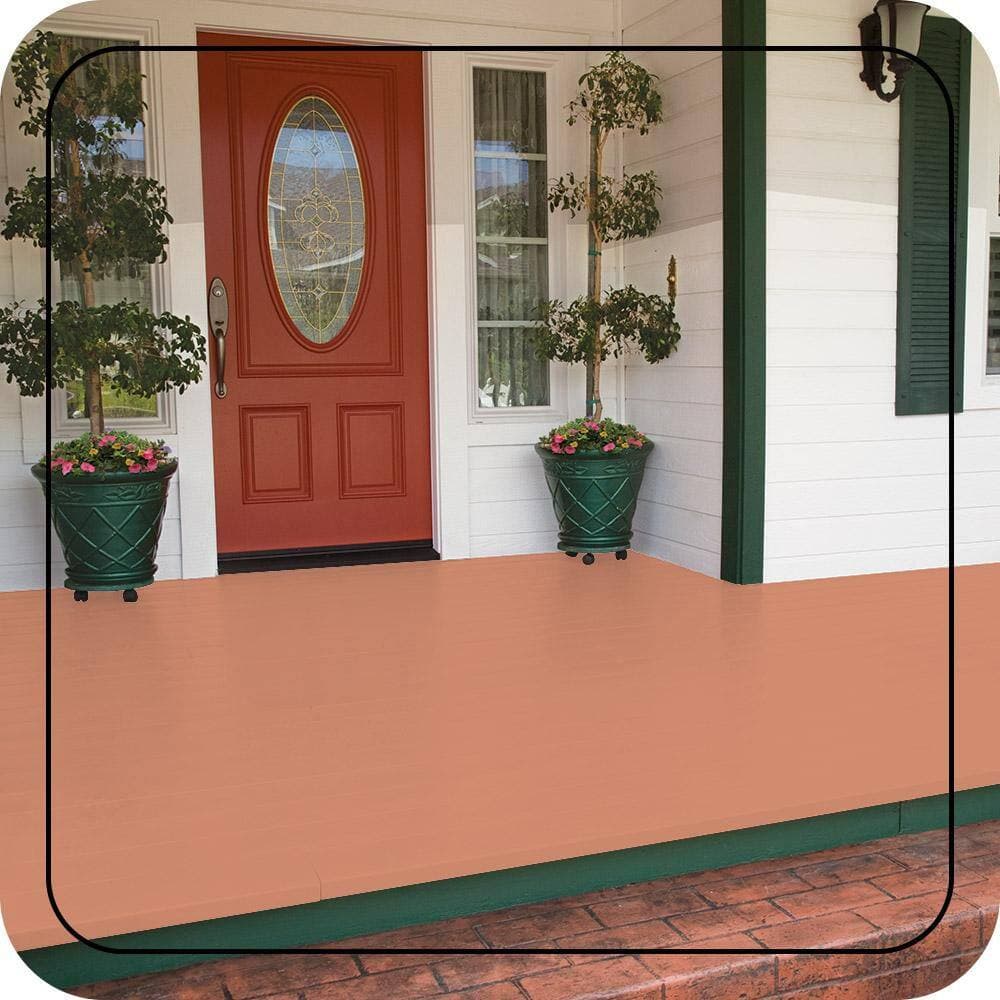 BEHR PREMIUM #P190-4 Low-Lustre Enamel Interior/Exterior Porch and Patio Floor Paint (2)