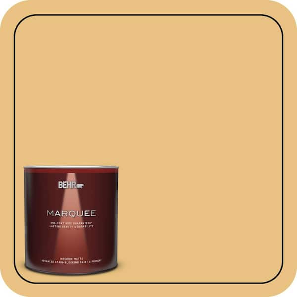 BEHR PREMIUM PLUS #340D-4 Honey Bear Flat Low Odor & Primer (3)
