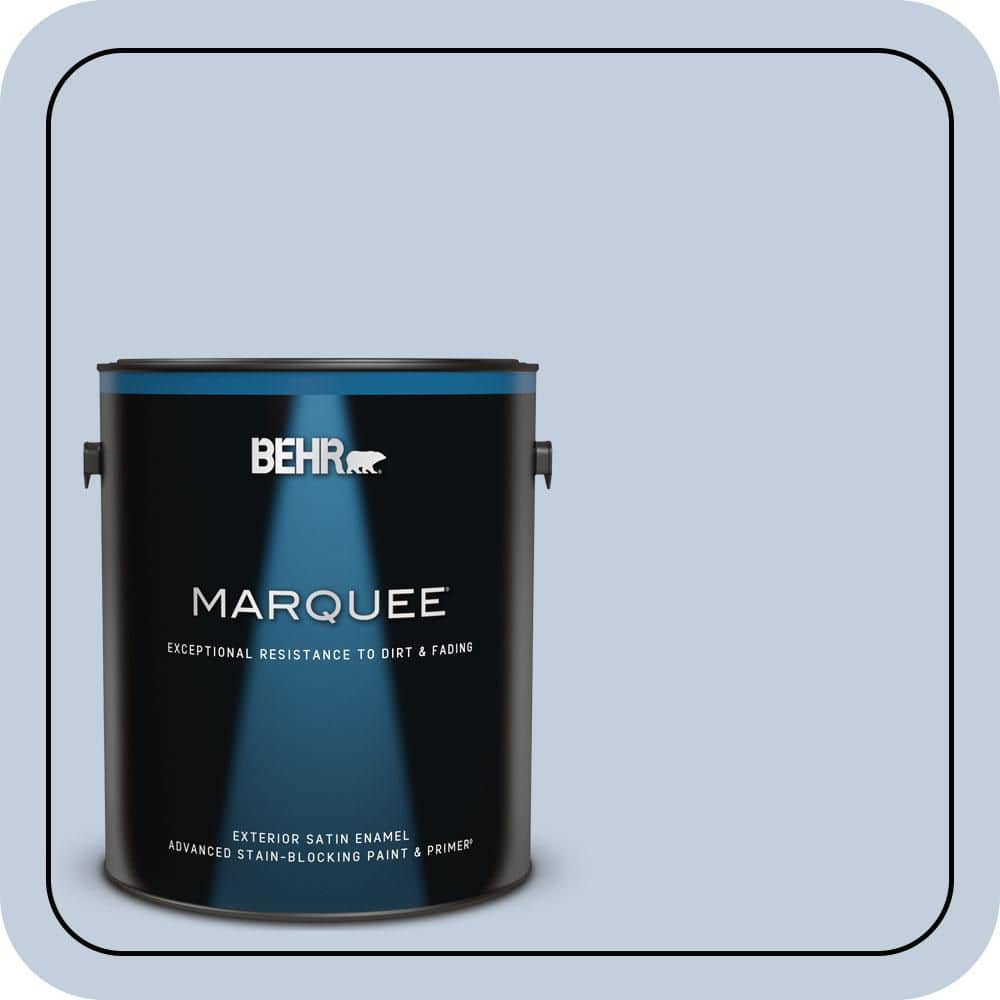 BEHR MARQUEE 1 gal. #PPU15-17 Monet Satin Enamel Exterior Paint & Primer