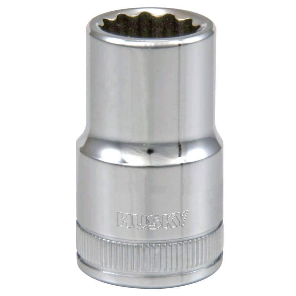 Husky 1/2 in. Drive 13 mm 12-Point Metric Standard Socket