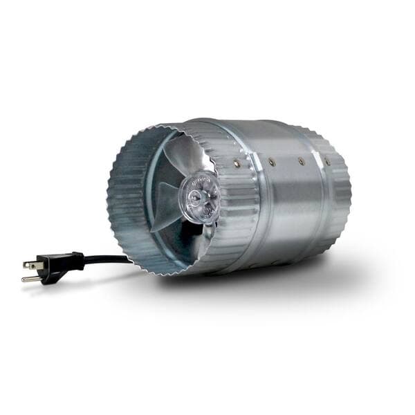 Suncourt Inductor 4 in. Corded In-Line Duct Fan (2)