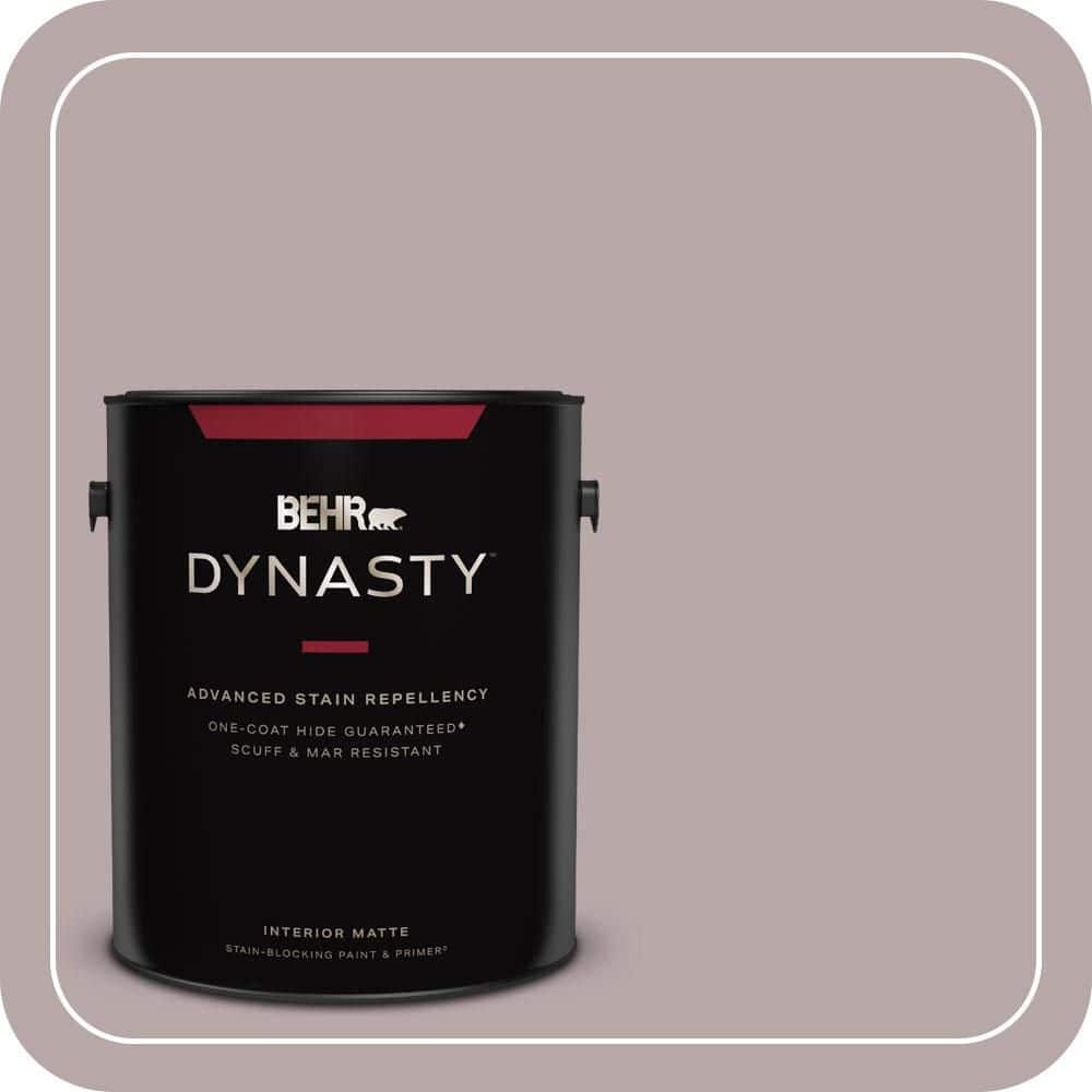 BEHR DYNASTY 1 gal. #MQ1-36 Object of Desire One-Coat Hide Matte Interior Stain-Blocking Paint & Primer