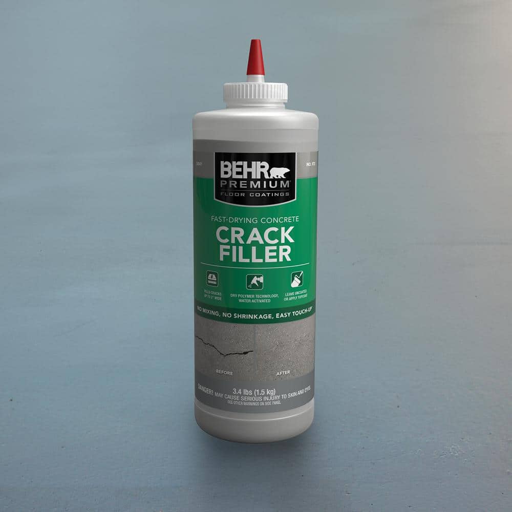 BEHR PREMIUM 1 Qt. Fast Drying Concrete Crack Filler (4)