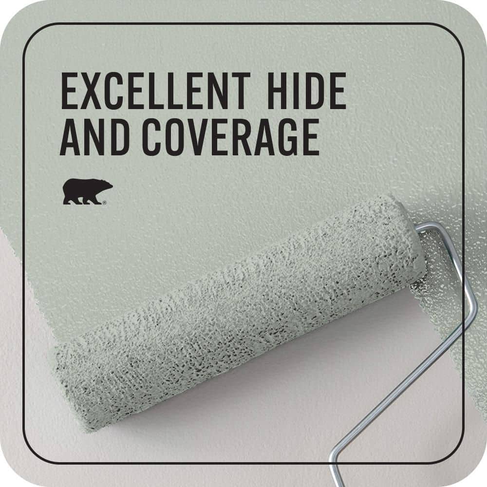 BEHR PREMIUM PLUS #N410-3 Riverdale Interior/Exterior Paint & Primer Color Sample (4)