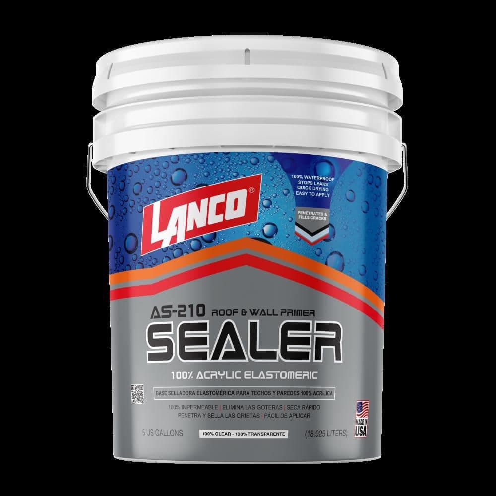 Lanco AS-210 5 Gal. 100% Acrylic Clear Roof Primer and Sealer
