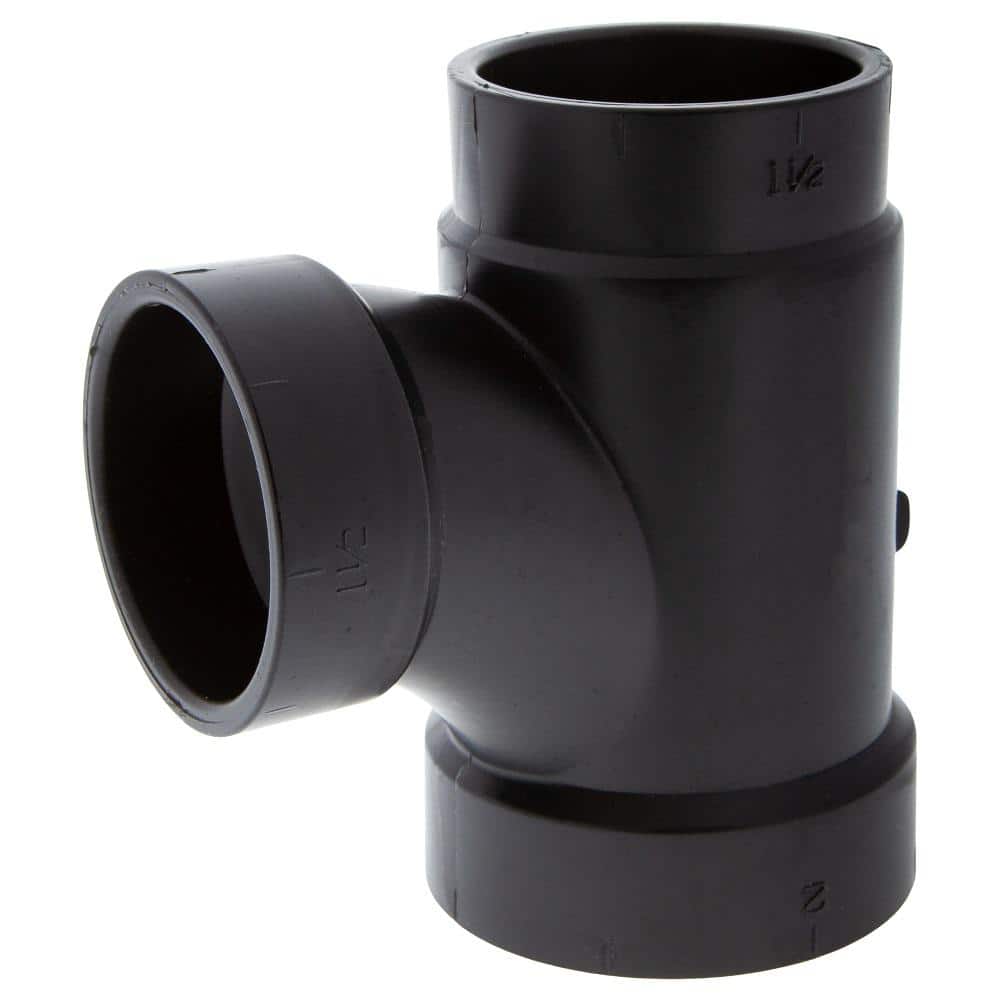 NIBCO 2 in. x 1-1/2 in. x 1-1/2 in. ABS DWV All Hub Sanitary Tee