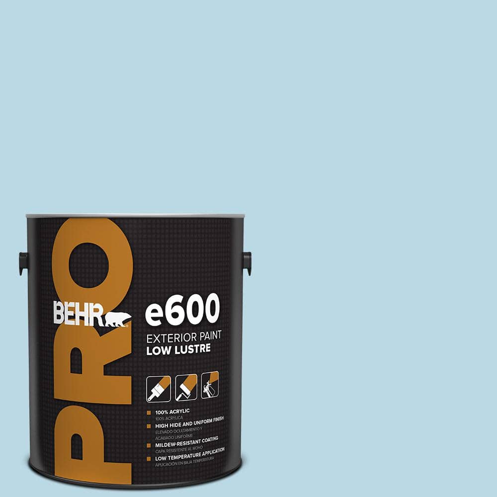 BEHR PRO 1 gal. #M490-1 Breezy Blue Low Luster Exterior Paint