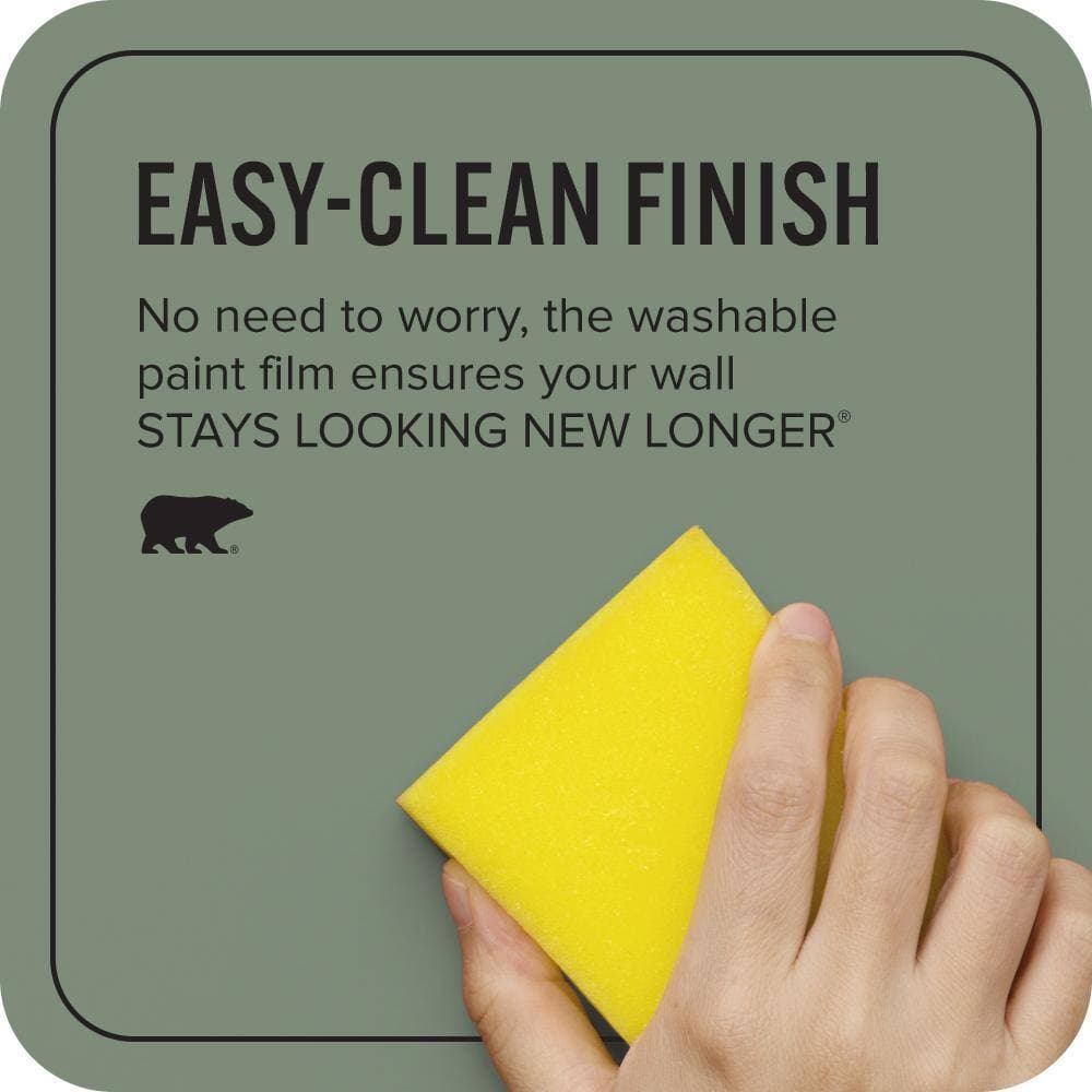 BEHR ULTRA 1 qt. #450F-5 Amazon Moss Extra Durable Flat Interior Paint & Primer (4)