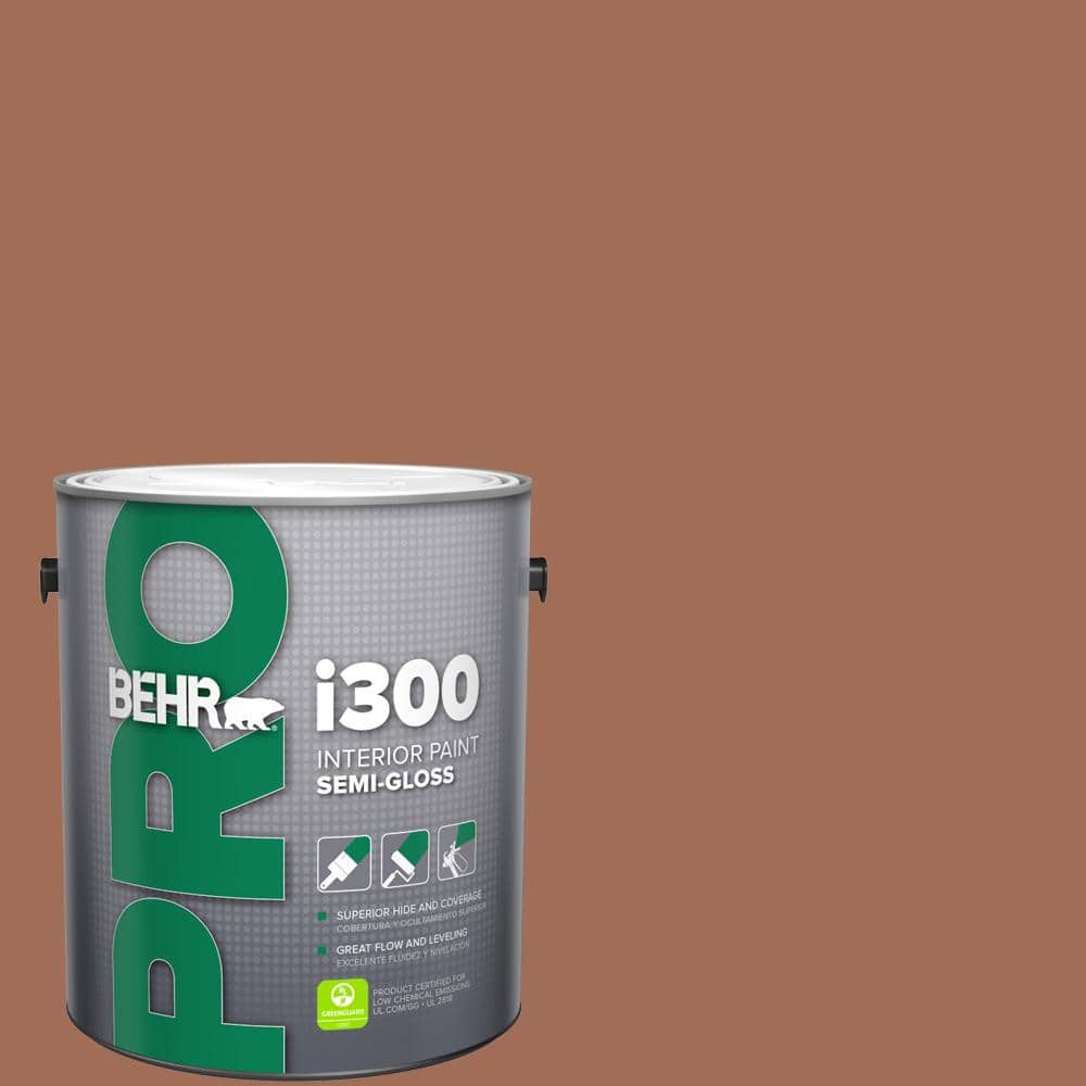 BEHR PRO 1 gal. #230F-6 Earth Tone Semi-Gloss Interior Paint