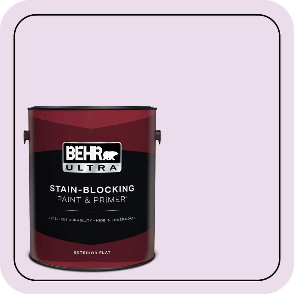 BEHR ULTRA 1 gal. #P100-1 Sprinkle Flat Exterior Paint & Primer