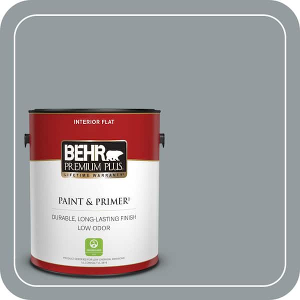 BEHR PREMIUM PLUS #720F-4 Stone Fence Interior/Exterior Paint & Primer Color Sample (2)