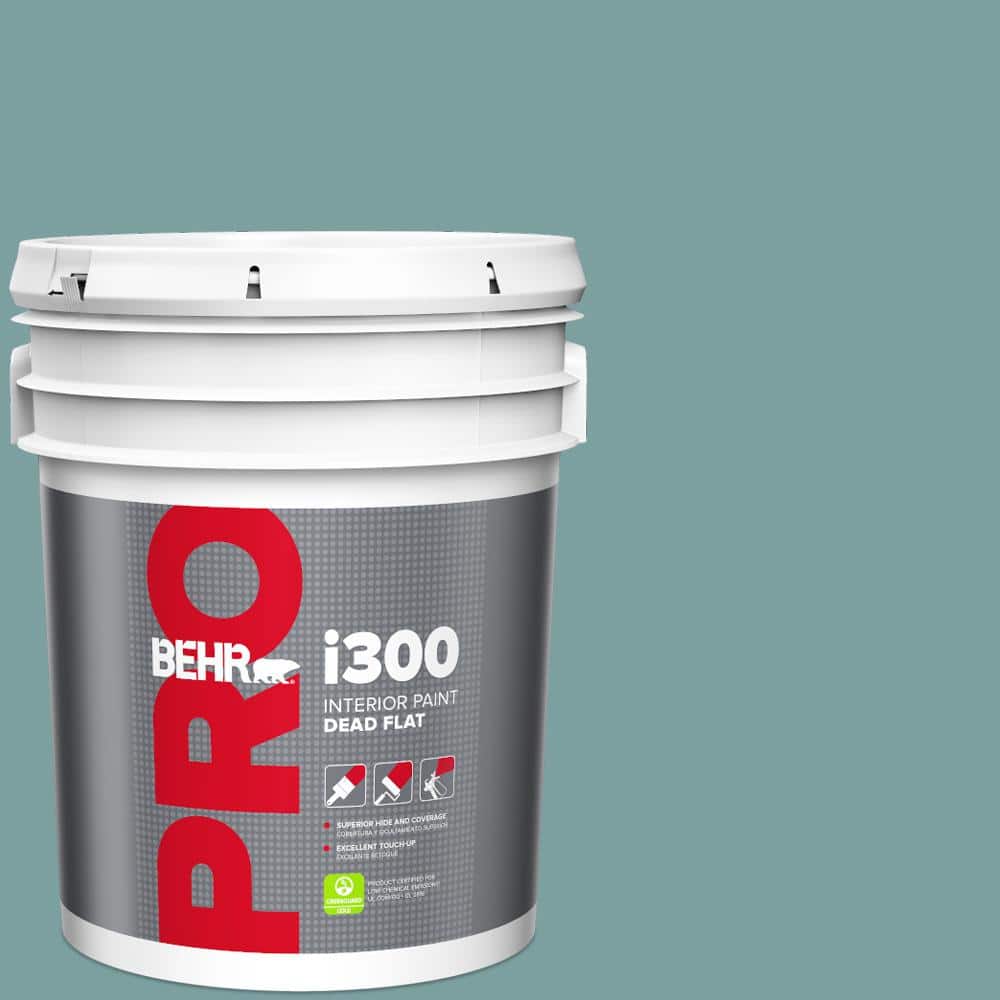 BEHR PRO 5 gal. #S440-4 Tower Bridge Dead Flat Interior Paint