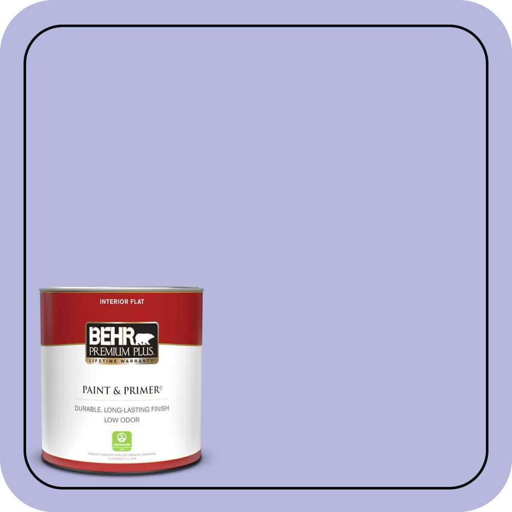 BEHR PREMIUM PLUS #P550-3 Lavender Cloud Enamel Low Odor & Primer (1)