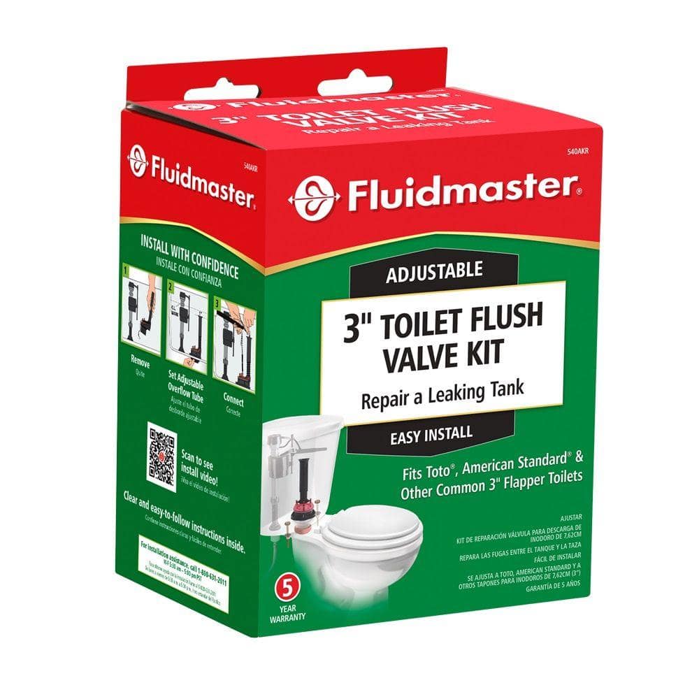 Fluidmaster Universal 3 in. Complete Toilet Flush Valve Repair Kit (2)