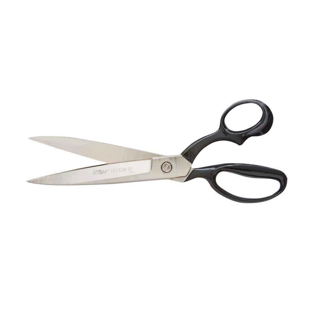 Crescent Wiss 12-1/2 in. Inlaid Heavy Duty Industrial Upholstery, Carpet and Fabric Shears
