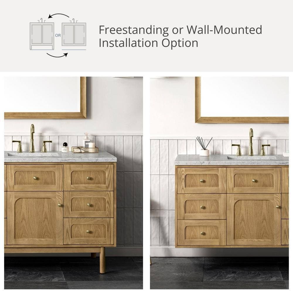 James Martin Vanities Laurent 29.9 in. W 23.0 in. D 33.0 in. H Single Bath Vanity Cabinet without Top (3)